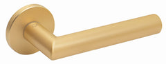 Ronda FIT KRD O M G00 gold mat - Door Handle on a Round Rose