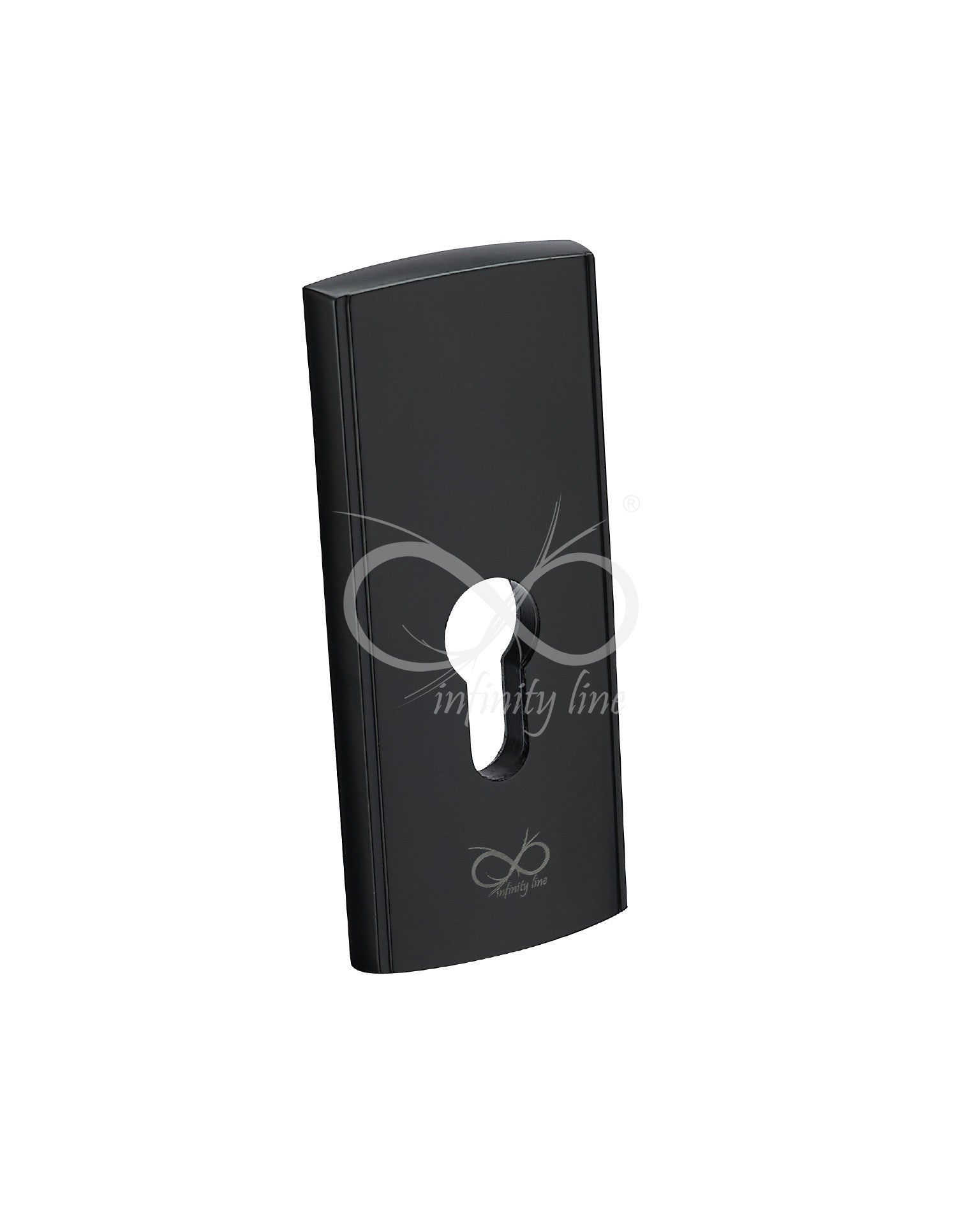 Infinity Line Torino KTR B12 Black - Door Handle on a Backplate