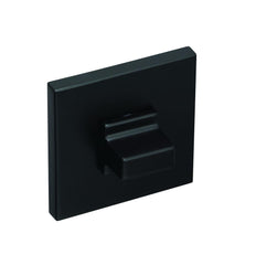 Infinity Line TORO FIT KTO black B00 - Door Handle on a Square Rose