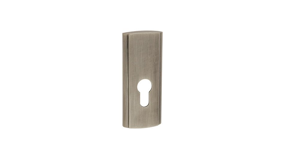 Alub MATI patina K+K - External Door Handle on a Backplate