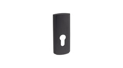 MATI black K+K - External Door Handle on a Backplate