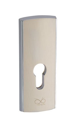 Infinity Line Cezar KCR 312 K+K Satin -External Door Handle on a Backplate