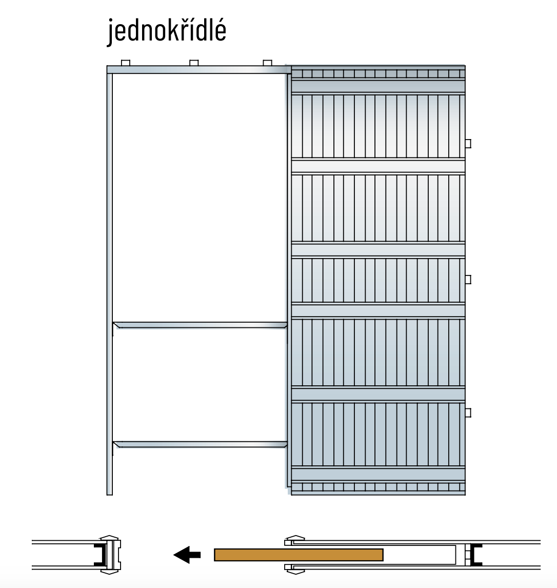 Construction case Scrigno width 600mm/height 1970mm - plasterboard