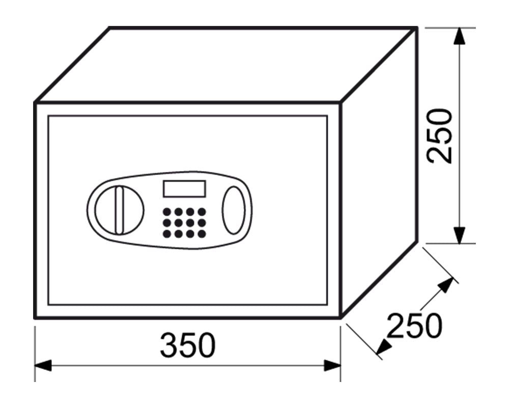 Steel safe RS.25.LCD