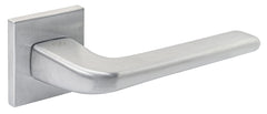 Infinity Line Solo KSO FIT matt chrome M700 - Door Handle on a Square Rose