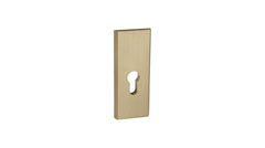 Alub THEO Patina K+K -External Door Handle on a Backplate