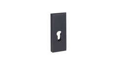 Alub NEO Black K+G -External Door Handle on a Backplate
