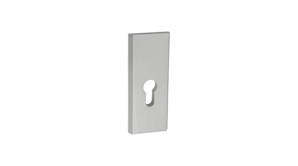 Alub NEO Titanium K+G -External Door Handle on a Backplate