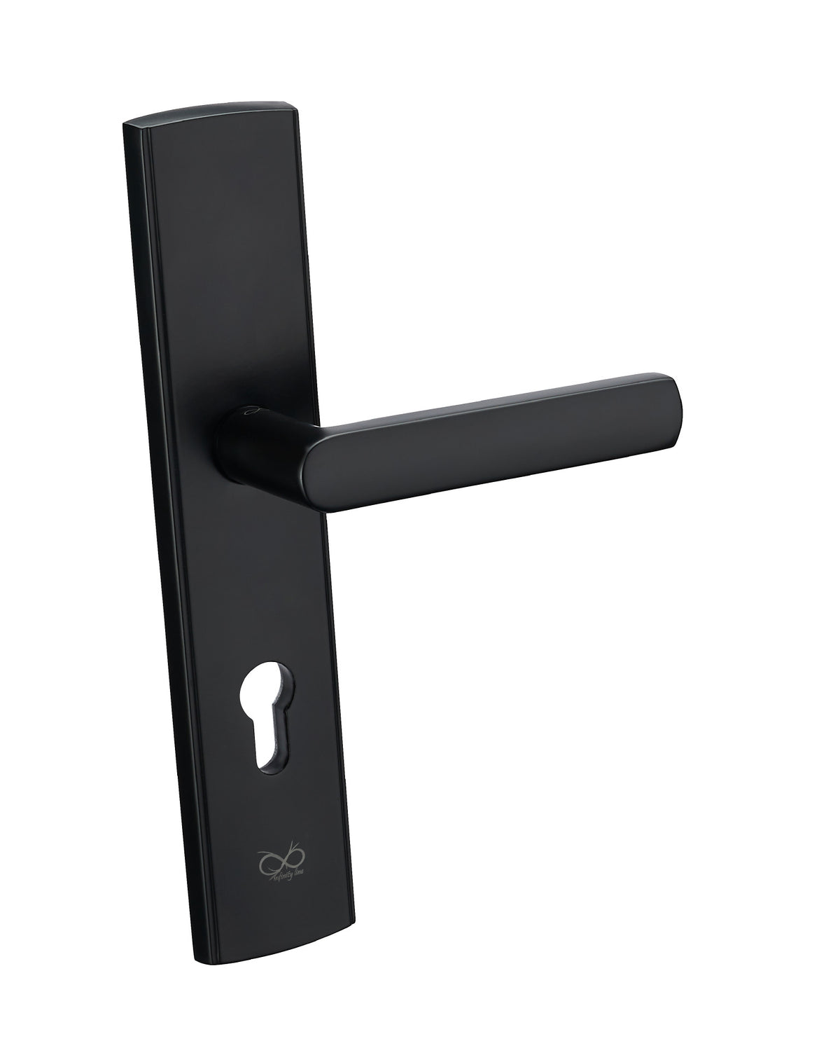 Infinity Line Torino KTR B12 Black - Door Handle on a Backplate