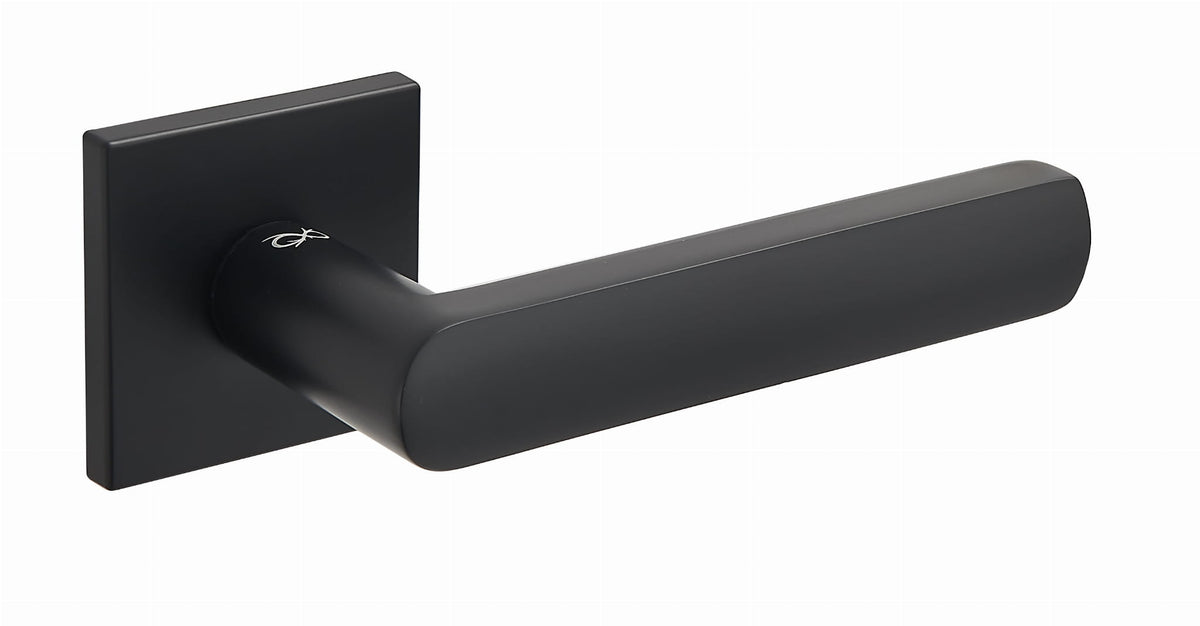 Infinity Line Torino FIT black KTF B00 - Door Handle on a Square Rose