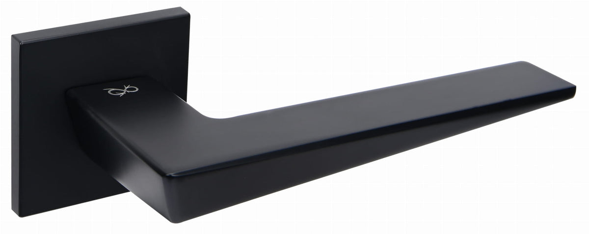 Infinity Line Vega FIT black KVG B00 - Door Handle on a Square Rose