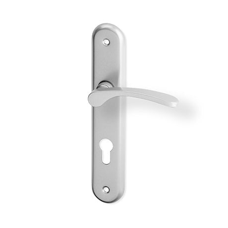 ACT Viola Shield Door Handle - silver