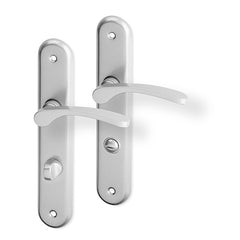 ACT Viola Shield Door Handle - silver